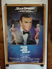 JAMES BOND Never Say Never Again ORIGINAL Poster 1983