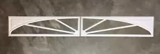 2 Amarr Sunray Replacement Inserts Long Panel Amarr & Pella Garage Doors White