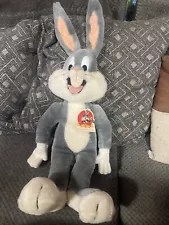 New ListingBUGS BUNNY Talking Plush New 1940-1990 Birthday Collection Works With Tag