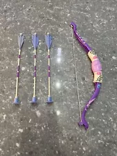 Disney Tangled Rapunzel Bow & Arrow Toy Three Arrows Prop Cosplay Jakks Pacific