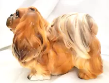 Vintage Shafford Japan Pekingese Dog Figurine 7.5" L - 5.5" H