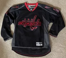 washington capitals jersey Mens Large Backstrom Black Excellent Condition Reebok