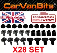 FOR TOYOTA COROLLA E12 02-07 UNDERTRAY UNDER ENGINE COVER CLIP KIT FIXING CLIPS