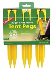 NEW Coghlan's 9309 Tent Pegs PACK OF 6 FOR CAMPING SALE 9" PLASTIC 3476488