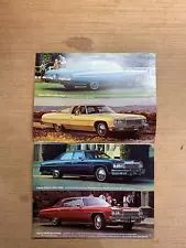 1976 Chevrolet Caprice Classic and Impala 12-page Car Sales Brochure Catalog