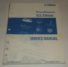 Yamaha Xlt800 Service Manual Waverunner 2002 2003 2004 PWC Xlt 800