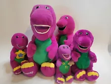 Barney Plush Assorted Sizes Tested And Working Vintage Stuffed Animal Talking