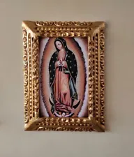 Our Lady of Guadalupe, Virgin of Guadalupe, Guadalupe icon, Framed art, Icon