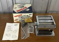 Vintage OMC Ampia 150 Lusso Brevettata Hand Crank Pasta Noodle Maker Machine NOS