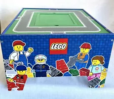 Lego Play Table 2011 Wood With Baseplate Holder And Storage Net 24”x24”x16”