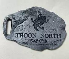 Troon North Course Scottsdale Pewter Golf Bag Tag Lizard Monument Pinnacle RARE