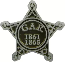 Aluminum Grave Marker G.A.R. (Union Civil War), Cemetery Memorial Flag Holder, V