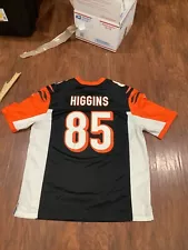 Cincinnati Bengals Nike Super Bowl Tee Higgins 85 Jersey Boys Size Xl in Black