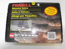 FRABILL MINNOW SEINE POLY MESH MODEL 2155 SIZE 4' X 15' X 1/4"