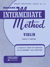 RUBANK INTERMEDIATE METHOD FOR VIOLIN-MUSIC BOOK INSTRUCTION BAND BRAND NEW SALE