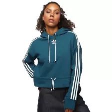 adidas Originals Womens Trefoil Cut Small Hoodie EC1905 Tech