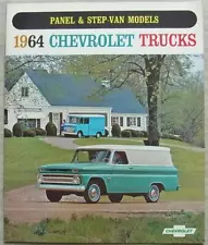 CHEVROLET TRUCKS PANEL & STEP VAN MODELS USA Sales Brochure For 1964