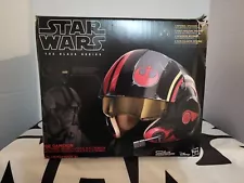 Poe Dameron The Black Series STAR WARS Electronic Helmet MIB NEW Sealed #2