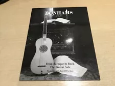 Bonhams Chelsea From Baroque to Rock The Guitar Sale Catalogue 24th June 1998