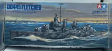 Tamiya DD445 Fletcher WWII USN Destroyer Ship 1/350 Scale Model (Kit 78012)