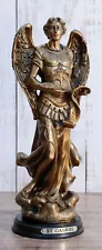 Byzantine Catholic Church Archangel Gabriel With Sacred Scroll Statue 8"Tall