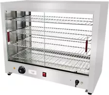 HOT SALE ! 4-Tier Commercial Countertop Food Pizza Warmer Pastry Display Case