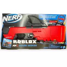 Nerf Roblox MM2 Shark Seeker Gun **WITH CODE** Exclusive Virtual Item Included