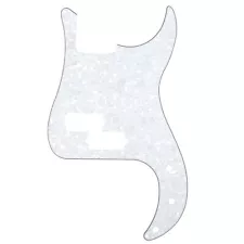 Musiclily 4Ply White Pearl 13 Hole Pickguard For Fender Standard Precision Bass