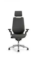 New Steelcase Gesture Chair Adjustable Headrest Wrap Back Light Frame Graphite