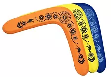 3 NAPA Foam Boomerangs - Safe Kids Boomerang for Sale for Light to NO Wind Throw