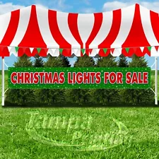 CHRISTMAS LIGHTS FOR SALE Advertising Vinyl Banner Flag Sign XXL HOLIDAYS