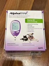 AlphaTrak Blood Glucose Monitoring System for Cats & Dogs with Testing Strips