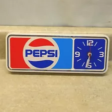 New ListingVintage Pepsi Clock Battery Operated, New Old Stock, Works 10.5"