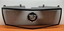 Aftermarket Grille || 2008 - 11 Cadillac CTS SEDAN UPPER GRILLE BLACK METAL