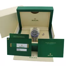 Rolex GMT Master II Batgirl Ref 126710BLNR 40mm S/S Watch Full Set 2019 W71205-2