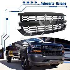 For 2016 2017 2018 Chevy Silverado 1500 Front Bumper Upper Grill Black 84046156 (For: 2016 Chevrolet Silverado 1500)