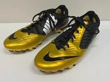 Nike Vapor Speed Low Football Cleats Yellow Gold Black Mens 13 643152-700