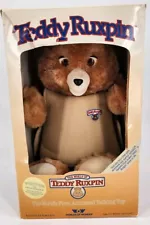 Vintage 1985 Teddy Ruxpin Original Worlds of Wonder W/ Cassette & Book READ!