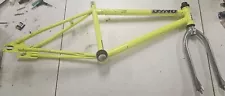 1992 Dayglo Gt Dyno VFR 20” BMX Frame And Fork: Air Compe Performer Vertigo