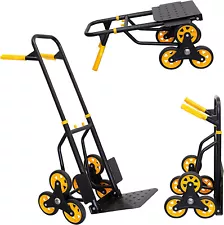 Mount-It! Stair Climber Hand Truck and Dolly, 330 Lb Capacity Heavy-Duty Trolley