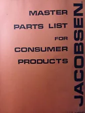 Jacobsen Lawn Garden Tractor Attachments & Implements 59800-59934 Parts Manual