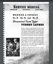 warner swasey turret lathe for sale