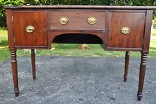 Early 19th Century Georgian Mahogany Brandy Board / Petite Sideboard