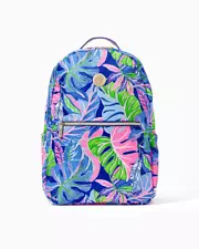 Back to School must have Lilly Pulitzer tropical pink and blue backpack