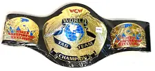 WWF WCW tag team championship belt Official Figures Toy Company