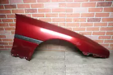 RED 1990-1992 TOYOTA SUPRA FRONT RIGHT SIDE FENDER SHELL W/ MOLDING TRIM OEM