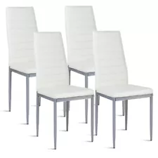 Modern Dining Chairs Set of 4 Armless Kitchen Chairs for Living Dining Room