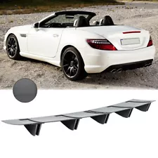 Carbon Rear Lip Bumper Diffuser 5 Fins For Mercedes-Benz SLK280 SLK300 SLK350 (For: 2005 Mercedes-Benz SLK350)