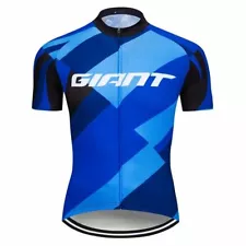 GlANT Jersey Cycling Men Short Road Bike Shirt MTB Mountain Sports Wear Clothing