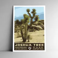 Joshua Tree National Park Travel Poster / Postcard California USA Multiple Sizes